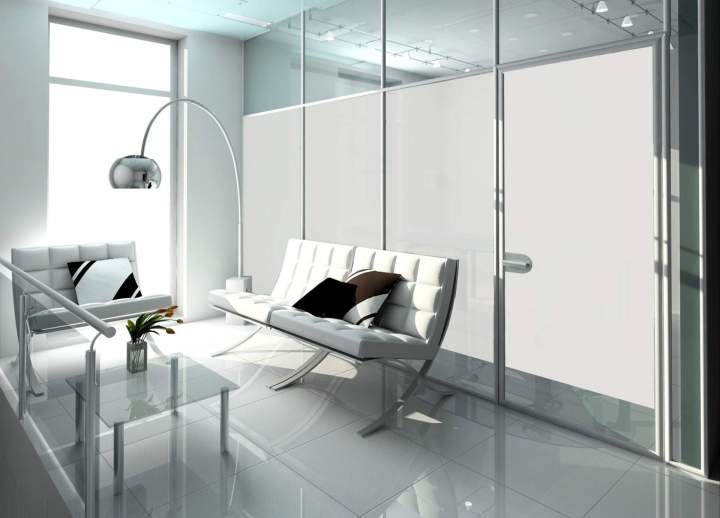 Pose film dépoli translucide Le Havre