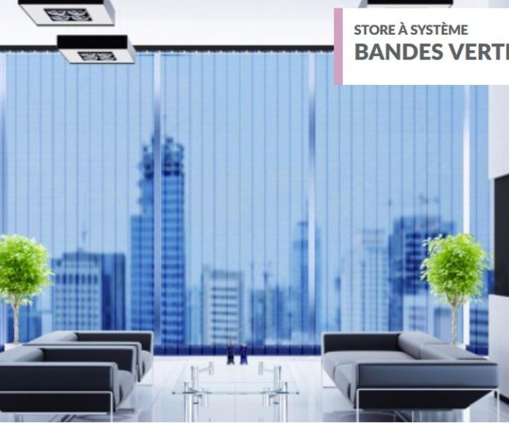 STORES A BANDES VERTICALES