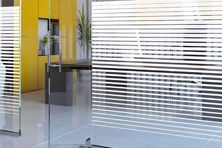 Installation film dépoli bureau Le Havre