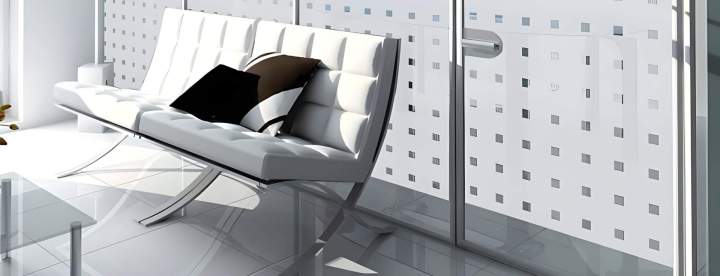 Film dépoli pour bureau posé Le Havre