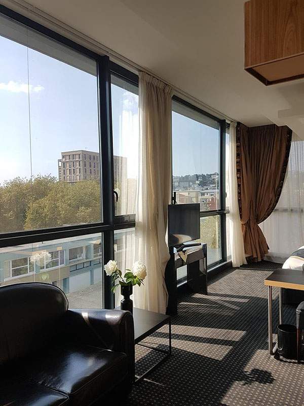 Pose de film solaire, Harfleur